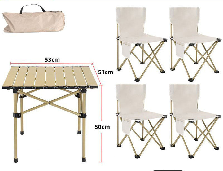 Portable Camping Table and Chair Set Kalsten