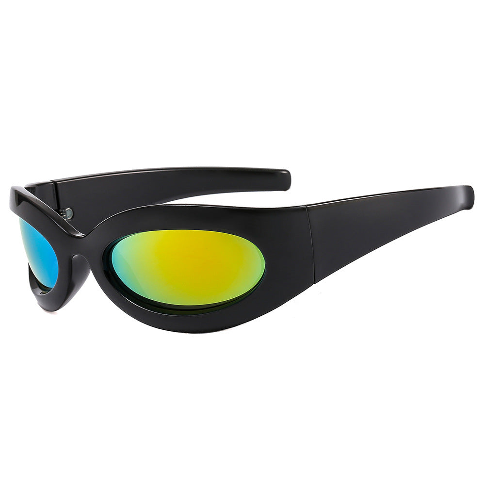 Women’s fashionable sunglasses with oval frame and modern finish Kalsten