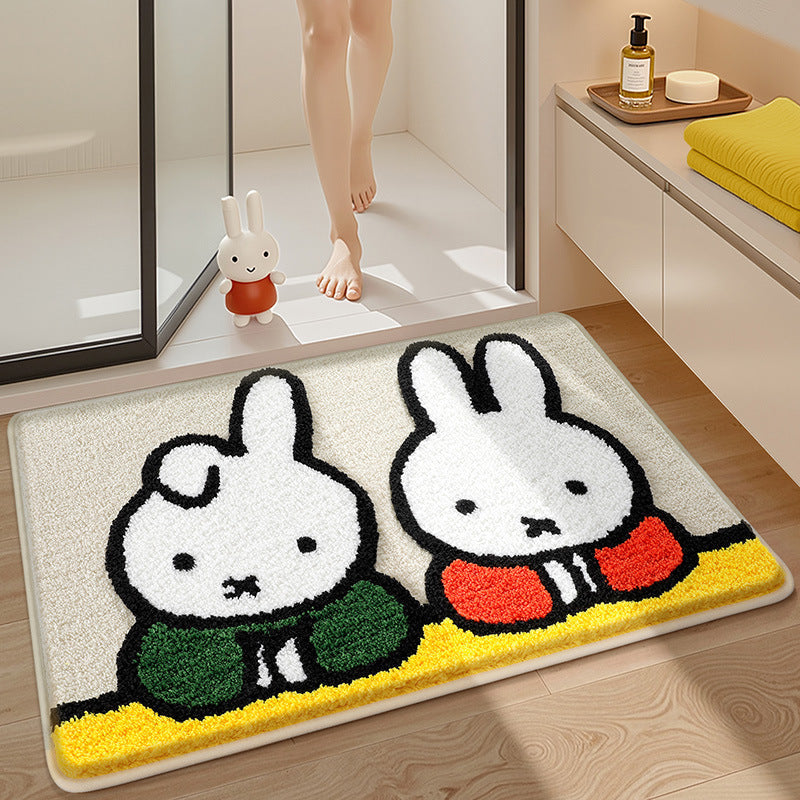 Cute Cartoon Bunny Bath Mat Kalsten