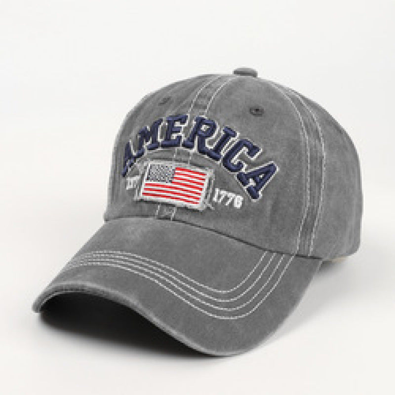 Men's Vintage-Inspired Embroidered Baseball Cap Kalsten