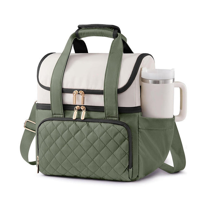Elegant cooler bag with practical drink holder Kalsten