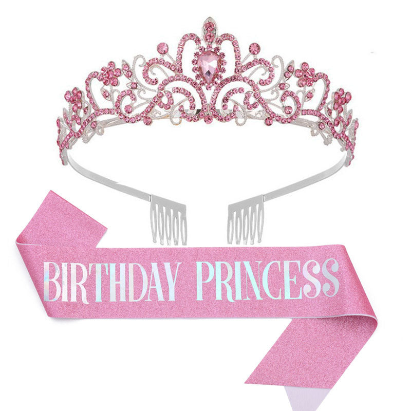 Women's Birthday Sash with Glitter Design Kalsten