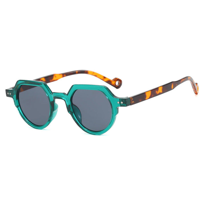 Women's geometric sunglasses with protective UV filter and sturdy frame Kalsten