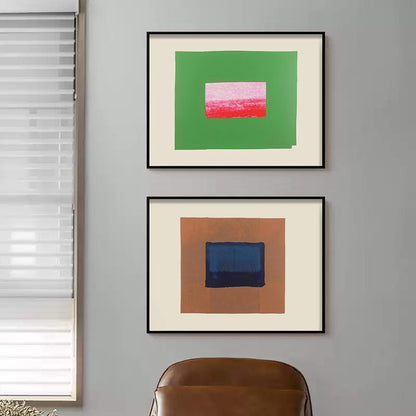 Minimalist Framed Geometric Wall Art