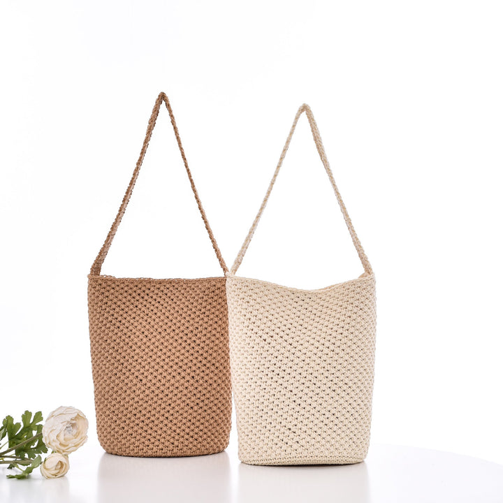 Crochet Tote Bag In Minimalist Design Kalsten