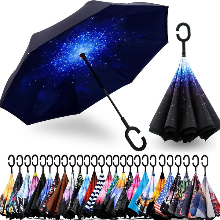 Ladies Automatic Umbrella with Elegant C-Handle Kalsten