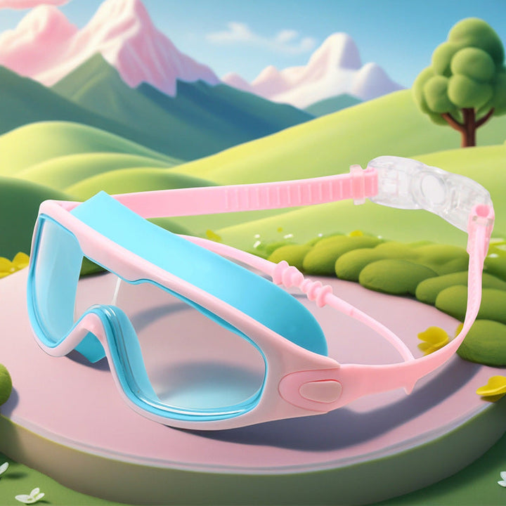 Waterproof swimming goggles with adjustable nose piece Kalsten