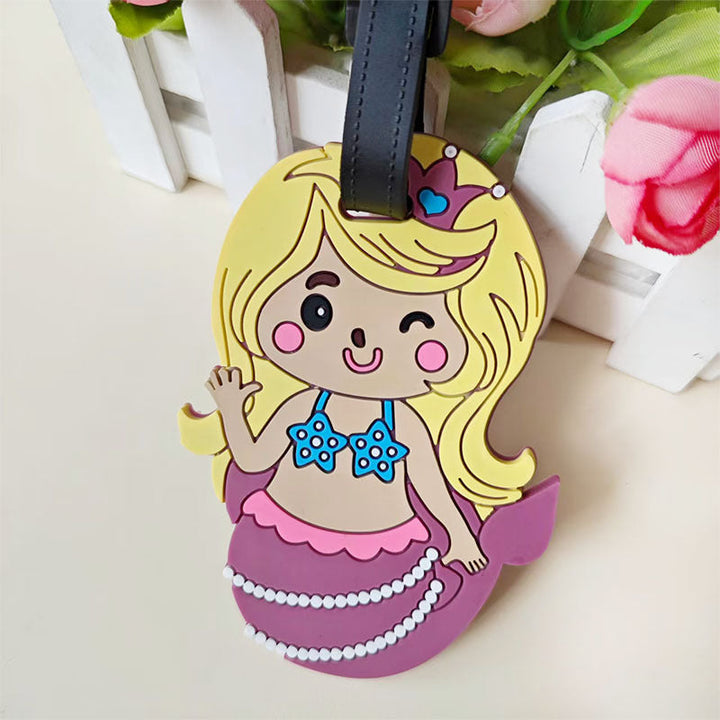 Unisex Luggage Tag in Playful Mermaid Design Kalsten