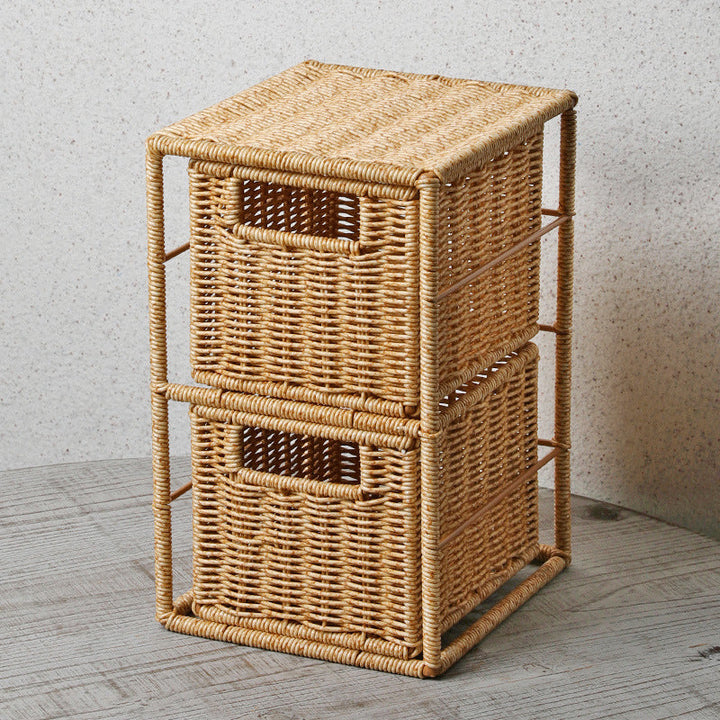 Multi-Tiered Woven Storage Organizer Kalsten