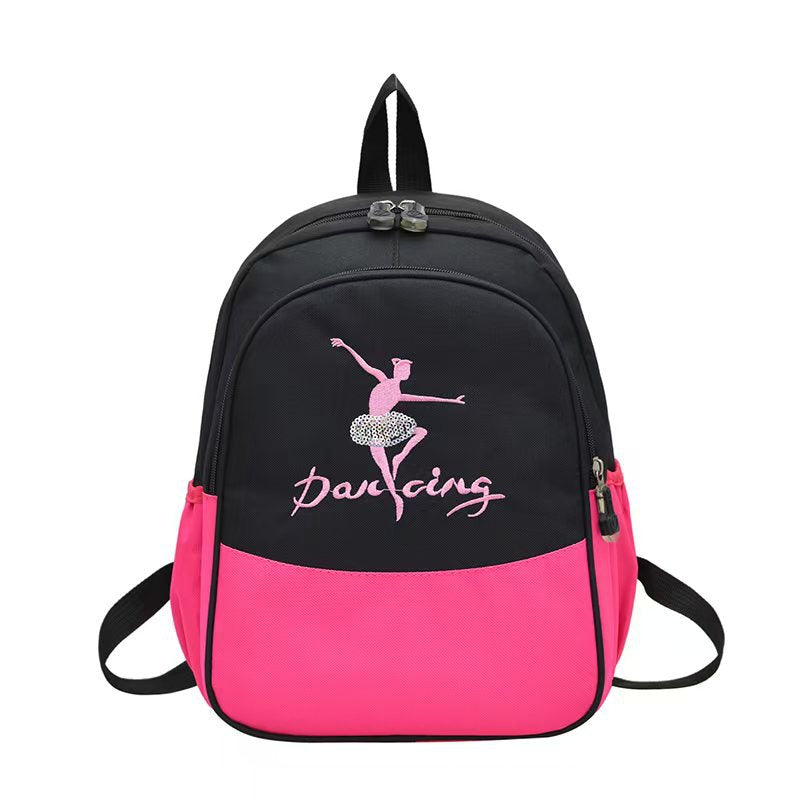 Ballerina-Themed Embroidered Backpack Kalsten