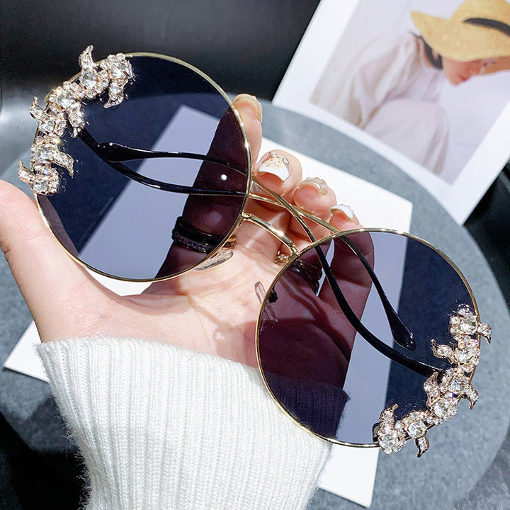 Ladies Glamorous Sunglasses with Sparkling Rhinestone Details Kalsten