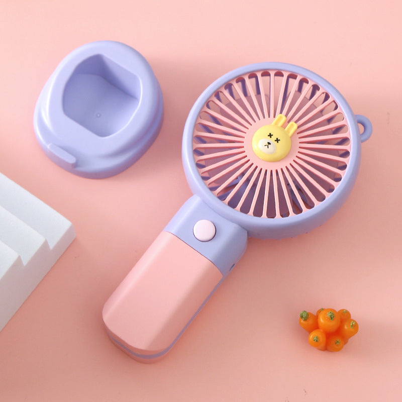 Women's Portable Handheld Fan with Cute Animal Design Kalsten