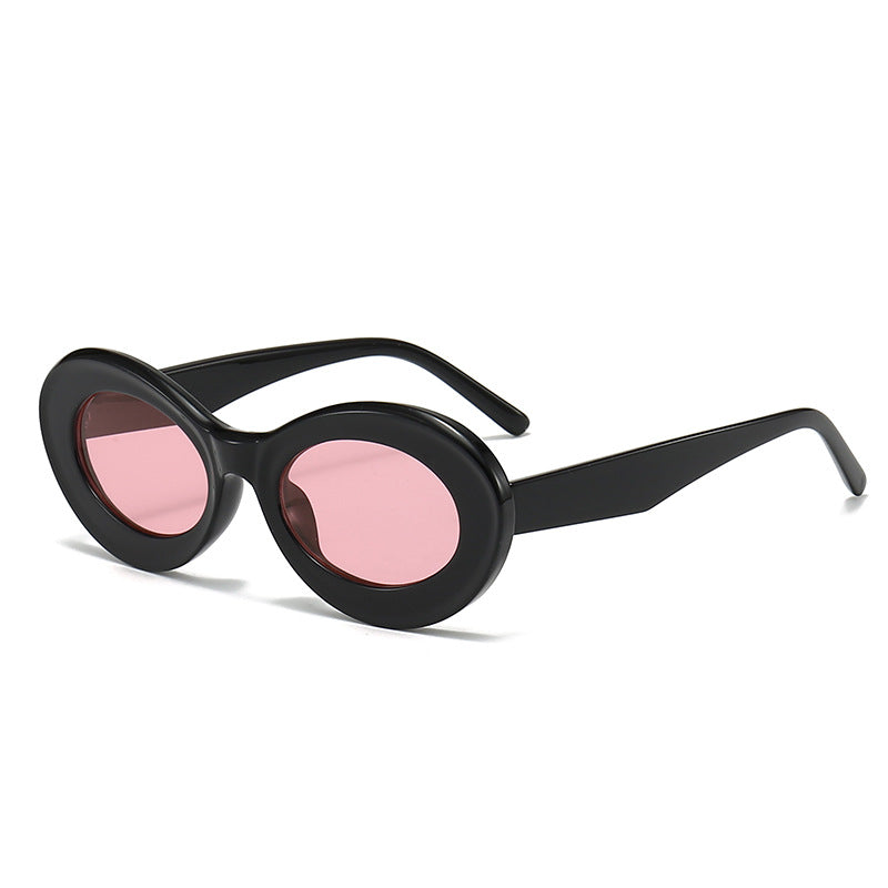 Women’s fashionable oval-shaped sunglasses with innovative design Kalsten