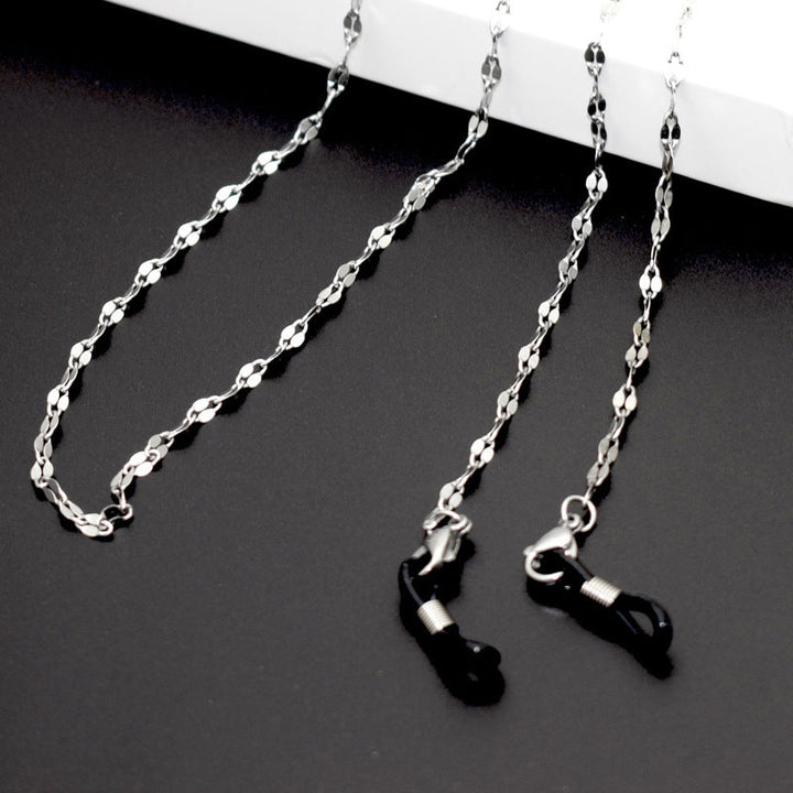 Stylish Silver Chains Eyewear Retainer Kalsten