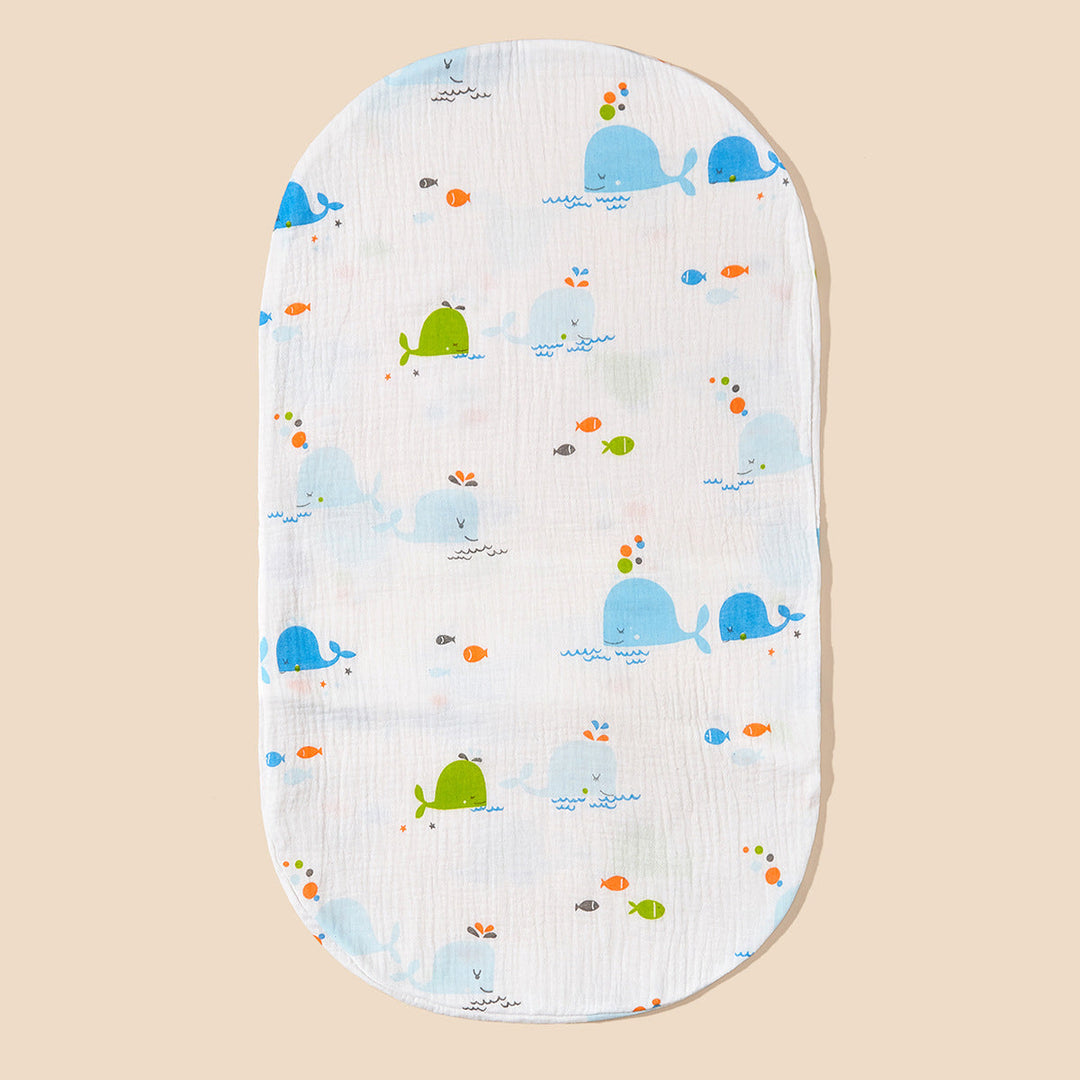 Cotton Muslin Crib Mattress Protector kalsten