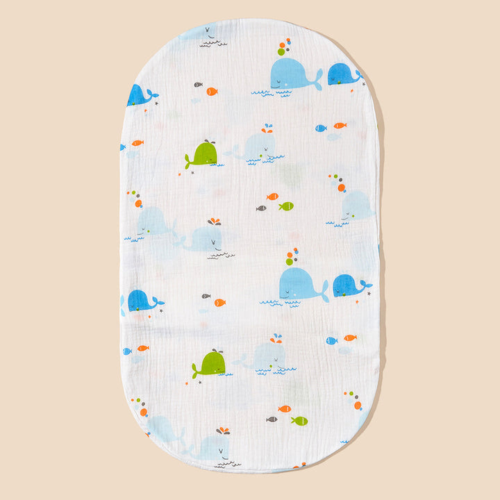 Cotton Muslin Crib Mattress Protector kalsten