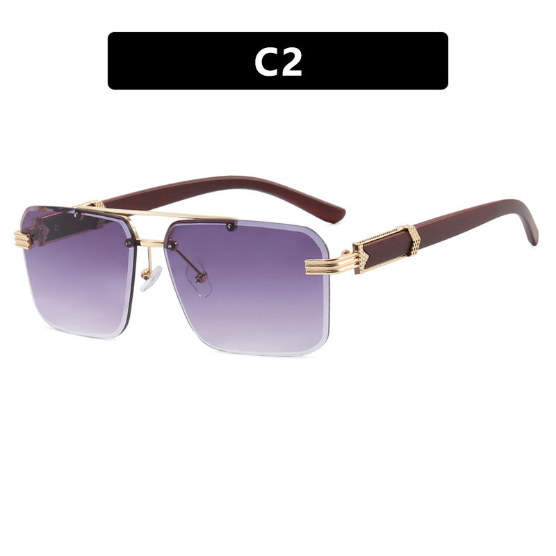 Women's geometric oversized sunglasses with trendy design and luxurious accents Kalsten