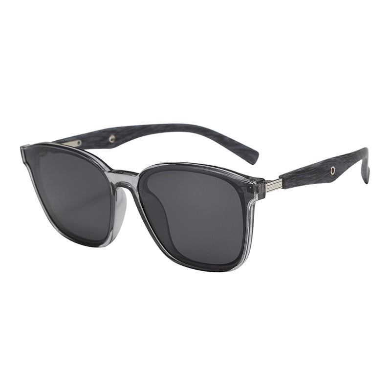 Women stylish oversized sunglasses with wooden accents Kalsten