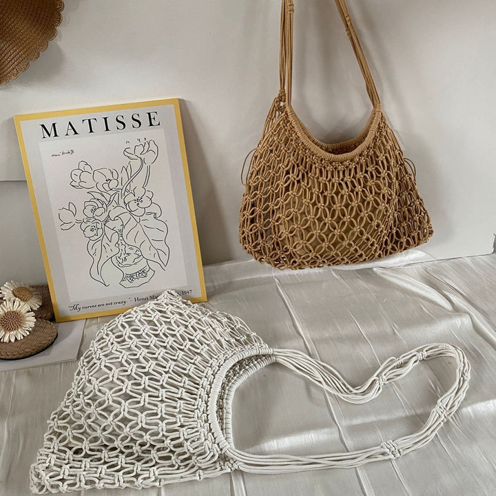 Hand-knotted shopping and leisure bag Kalsten