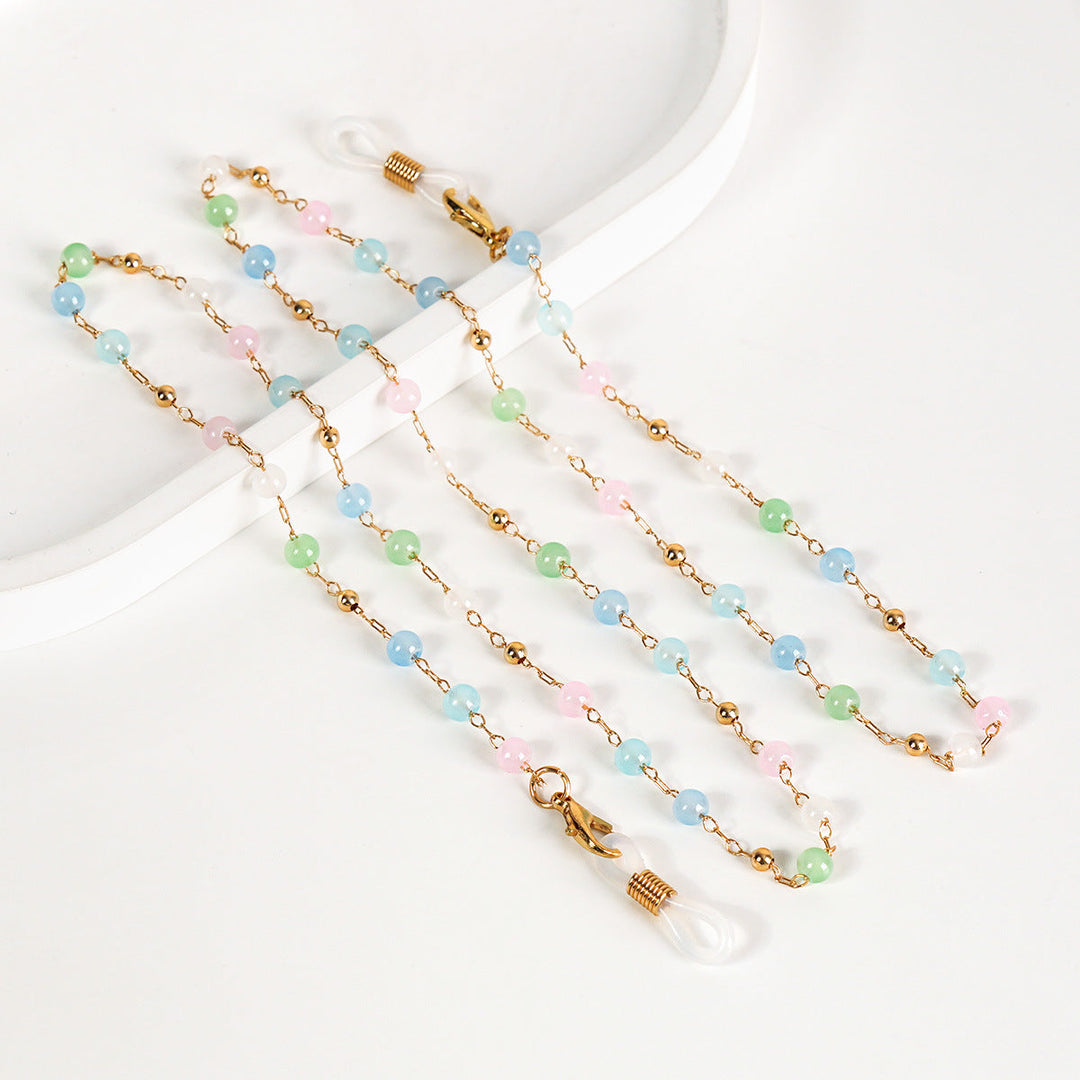 Beaded Eyewear Retainer Chain Kalsten