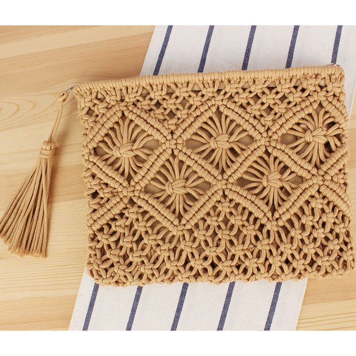 Macrame Clutch with Filigree Design Kalsten
