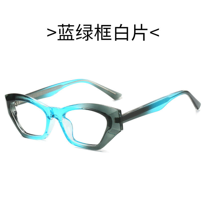 Ladies Cat-Eye Sunglasses with Modern Transparent Accents Kalsten