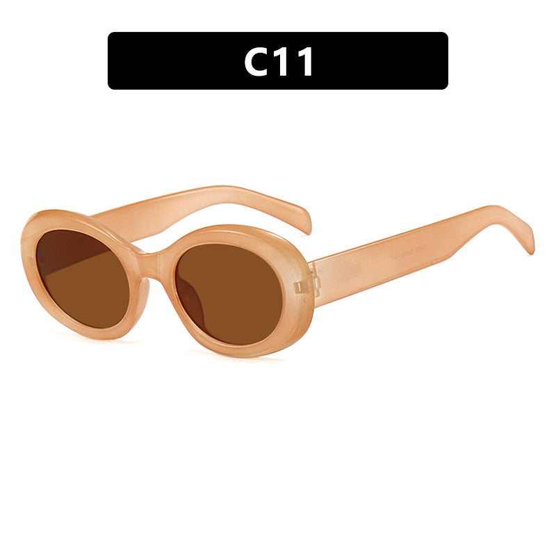 Women's trendy, transparent sunglasses Kalsten
