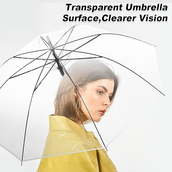 Ladies Transparent Umbrella with Elegant Design Kalsten