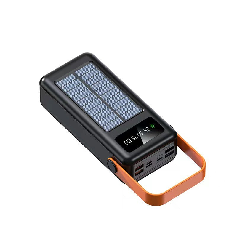 Solar-powered power bank with integrated charging cables Kalsten