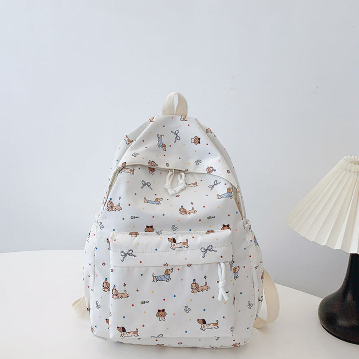 Backpack with Cheerful Dog Motif Kalsten