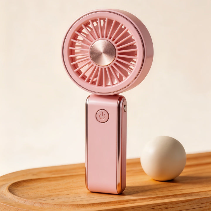 Ladies portable handheld fan with innovative spray function and USB charging port Kalsten