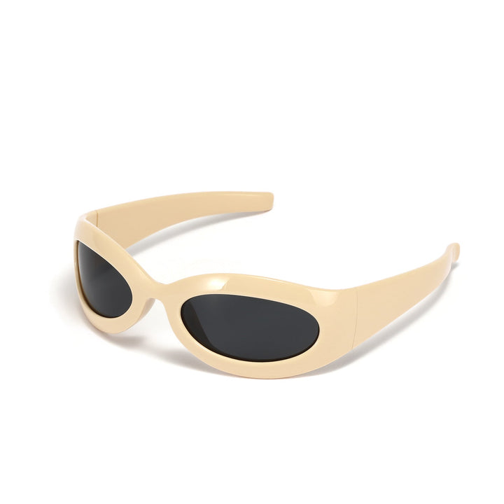 Women's fashionable retro sunglasses in trendy oval design Kalsten