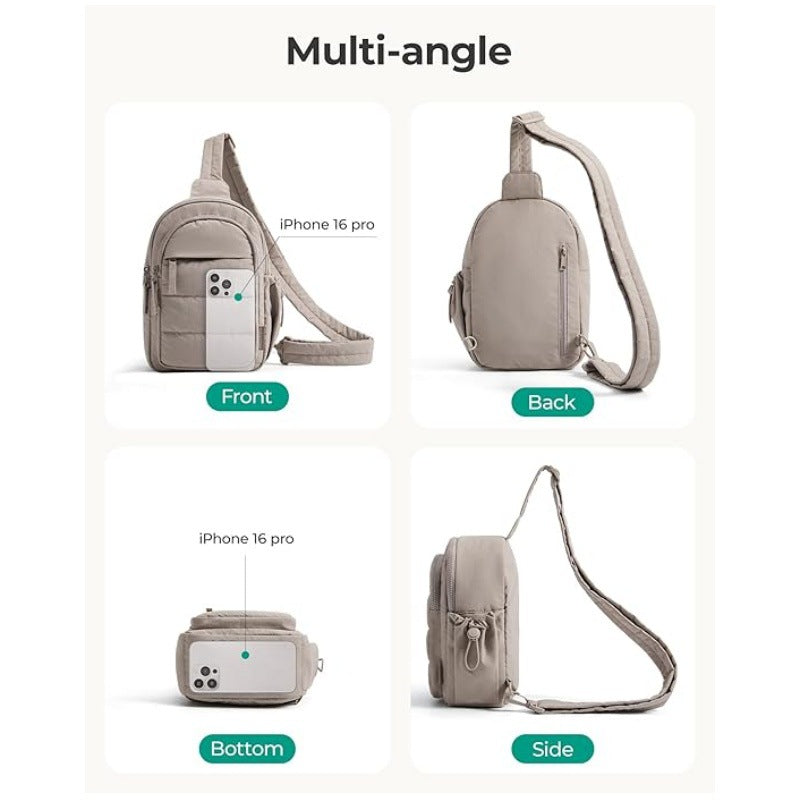 Comfortable sling bag with multiple compartments Kalsten