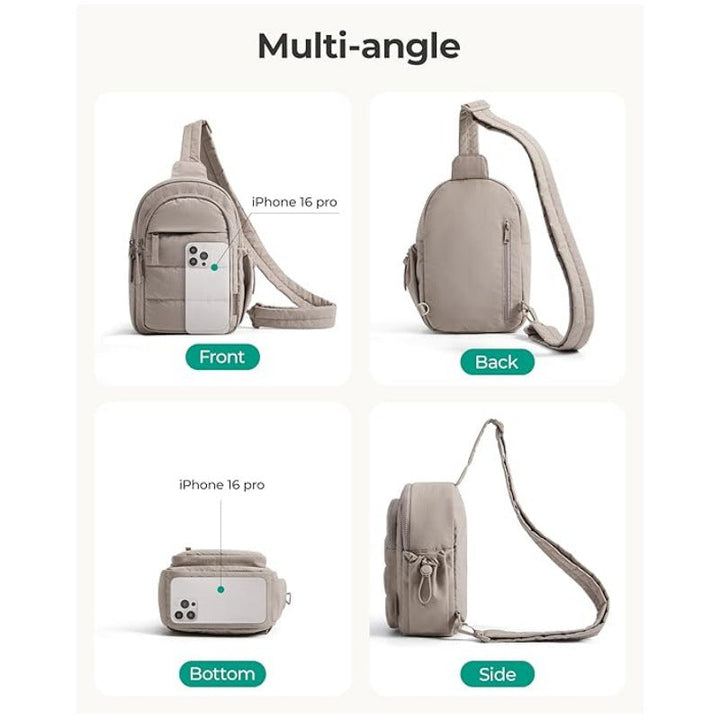 Comfortable sling bag with multiple compartments Kalsten