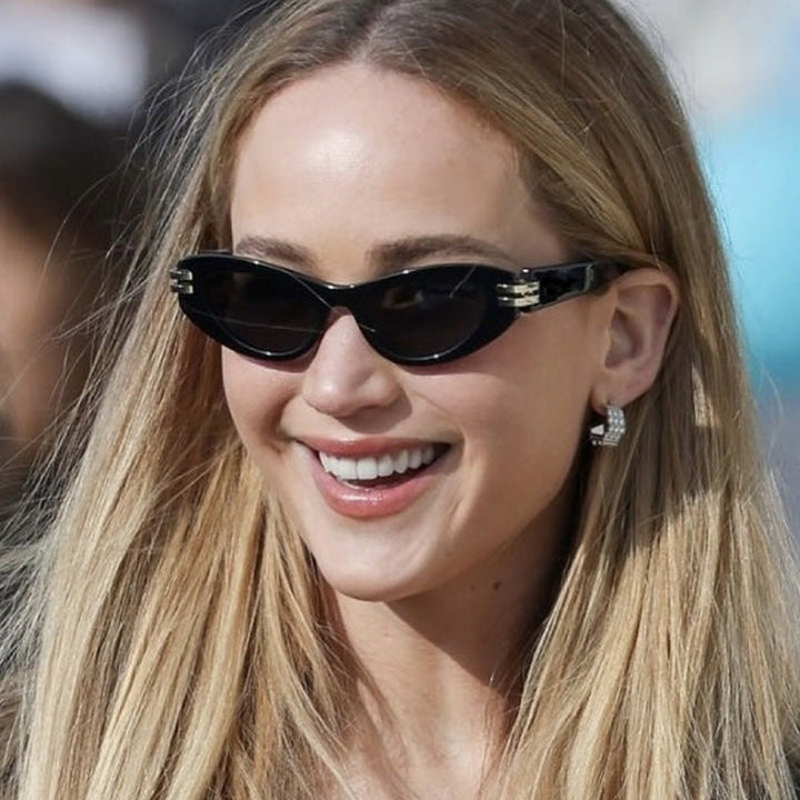 Ladies Cat-Eye Sunglasses with Luxurious Accents Kalsten