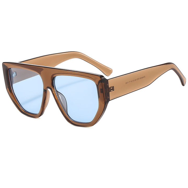 Women's Oversized Sunglasses with Stylish Geometric Frame Kalsten