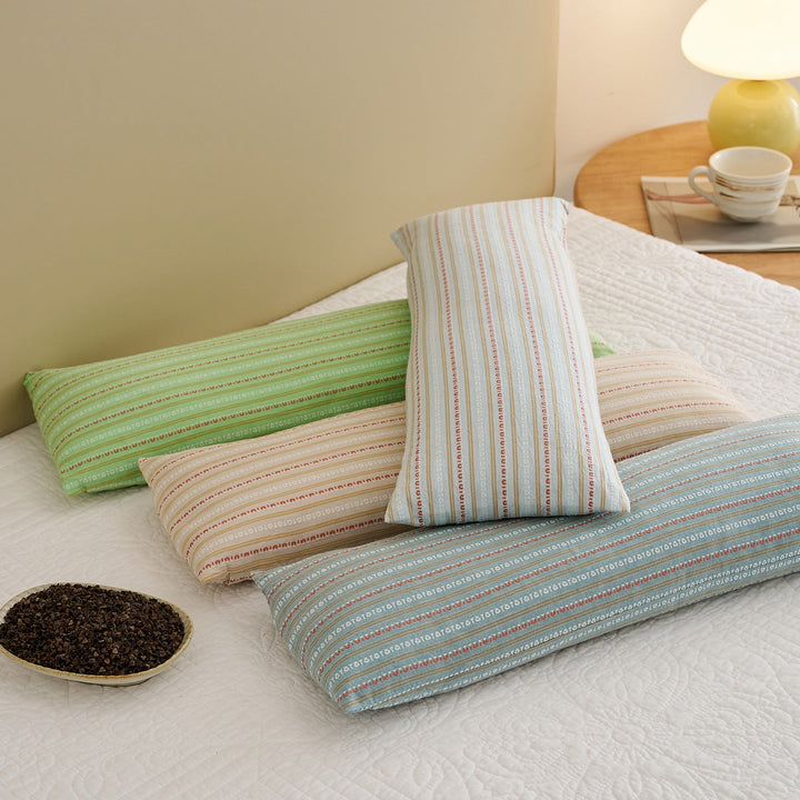 Neck support roll with stylish stripes Kalsten