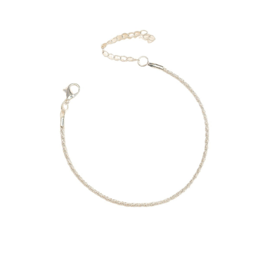 Sleek Adjustable Crystal Ankle Bracelet Kalsten