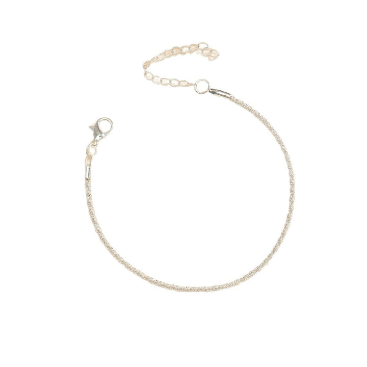Sleek Adjustable Crystal Ankle Bracelet Kalsten