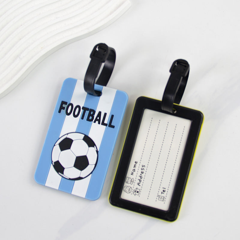 Football-Themed Luggage Tag Kalsten