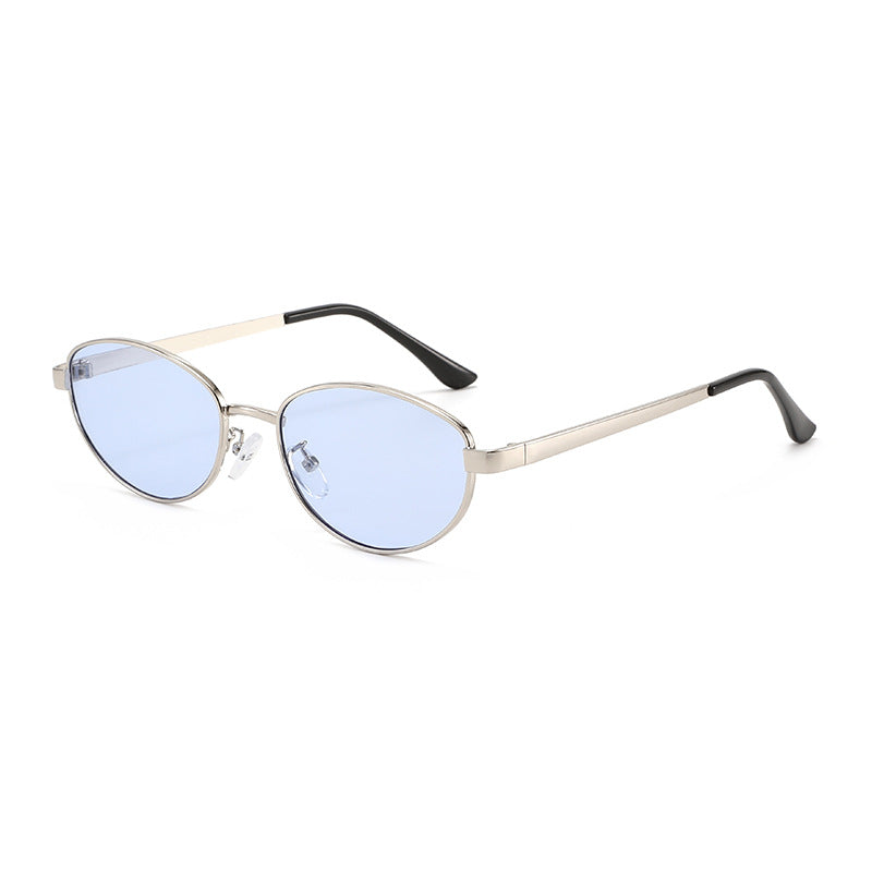 Women's fashionable sunglasses with narrow metal frame Kalsten