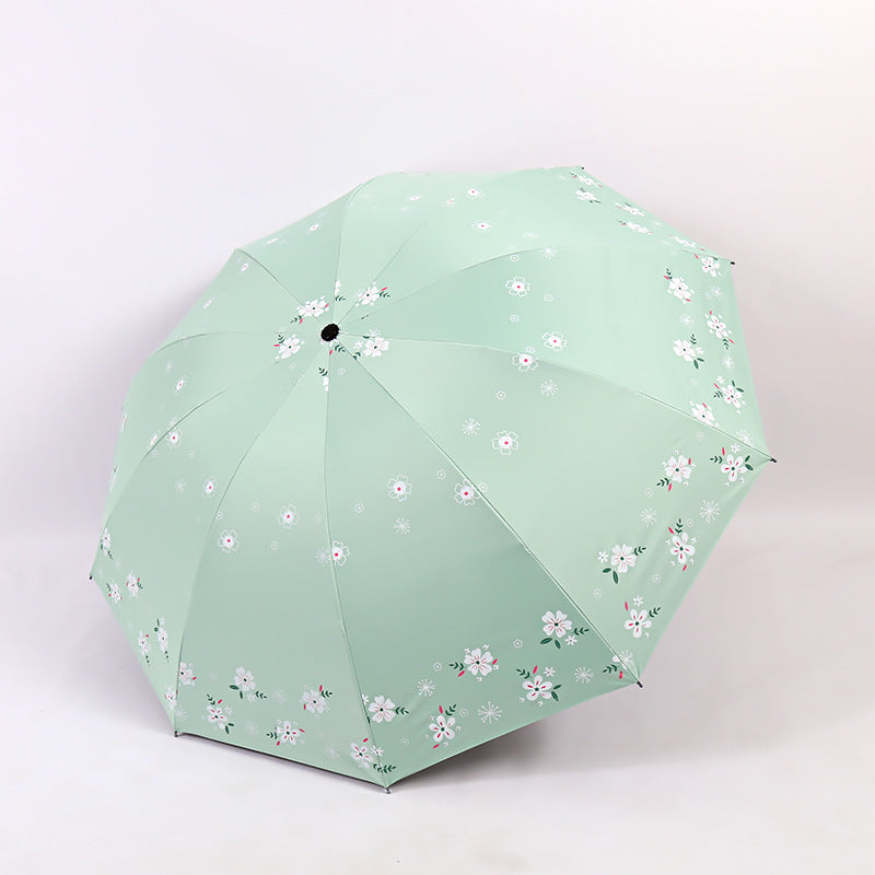 Women's Stylish Folding Umbrella with Floral Patterns Kalsten