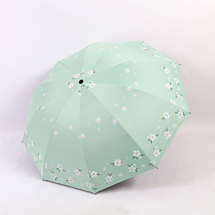 Women's Stylish Folding Umbrella with Floral Patterns Kalsten