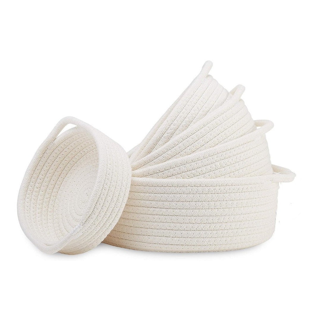 Women High-Quality Storage Basket Set made of Natural Cotton Material Kalsten