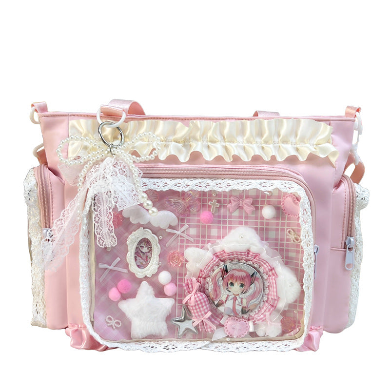 Decorative Character Print Handbag Kalsten