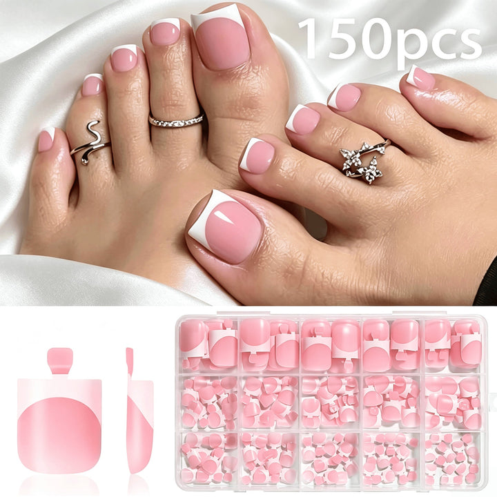 Premium French Tip False Nail Set Kalsten