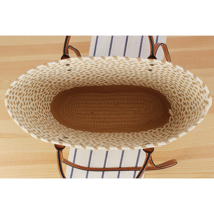 Trendy Woven Tote Bag Kalsten