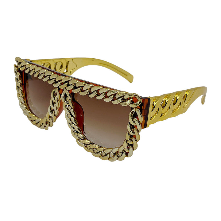 Women's sunglasses with eye-catching chain frame Kalsten