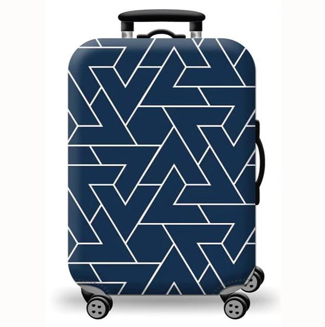 Unisex stretchable suitcase cover with cute alpaca design, elastic protective cover for hard-shell and fabric suitcases Kalsten