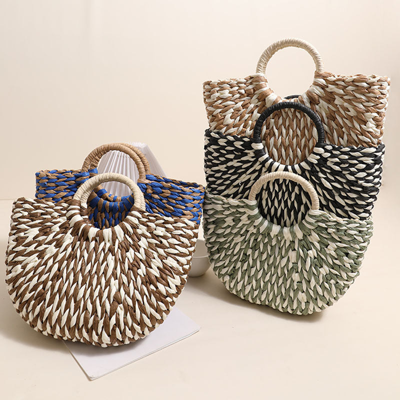 Braided basket bag with unique design Kalsten